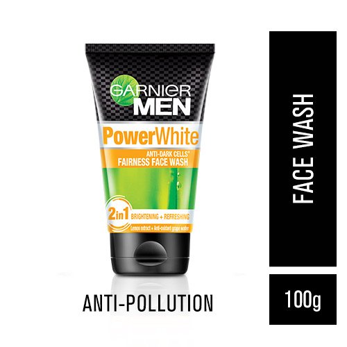 Garnier Men Power White Facewash - 100g